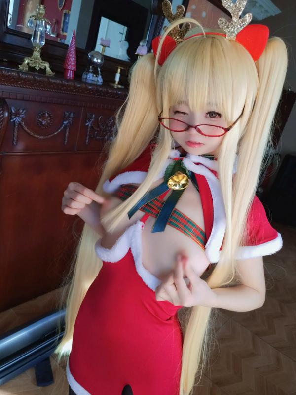    摇摇乐yoyo - Reindeer Marie Rose 圣诞驯鹿装角色扮演，极品美少女大尺度性感私房视觉大片 [104P]第12张图片