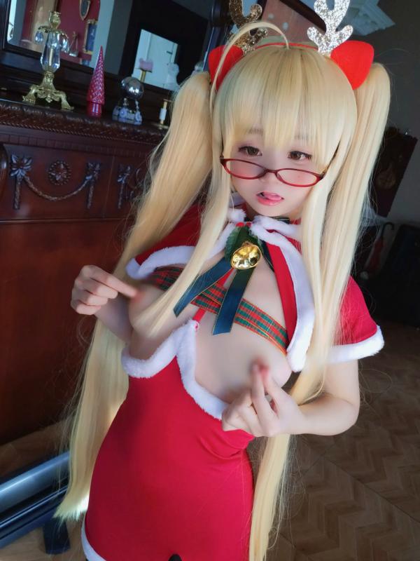    摇摇乐yoyo - Reindeer Marie Rose 圣诞驯鹿装角色扮演，极品美少女大尺度性感私房视觉大片 [104P]第14张图片