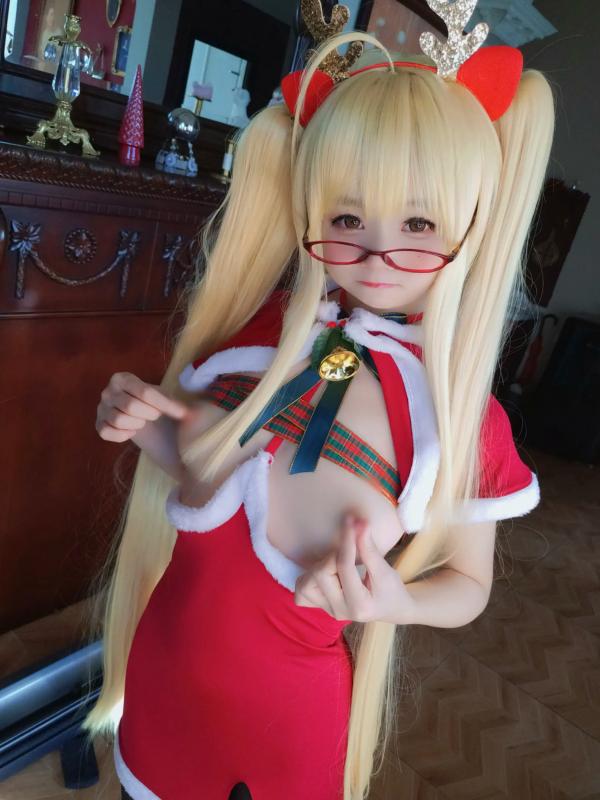    摇摇乐yoyo - Reindeer Marie Rose 圣诞驯鹿装角色扮演，极品美少女大尺度性感私房视觉大片 [104P]第15张图片