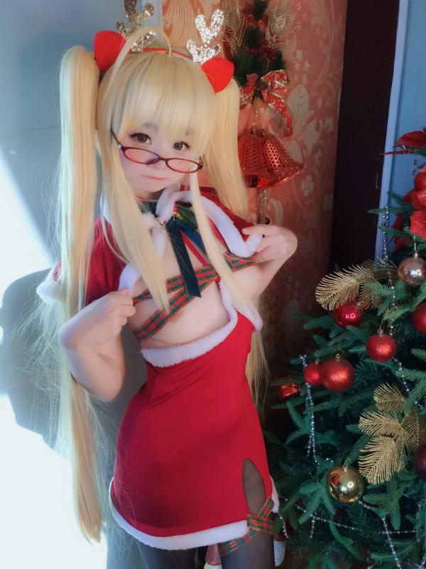    摇摇乐yoyo - Reindeer Marie Rose 圣诞驯鹿装角色扮演，极品美少女大尺度性感私房视觉大片 [104P]第26张图片