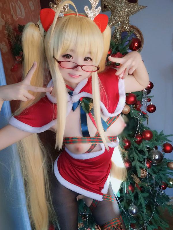    摇摇乐yoyo - Reindeer Marie Rose 圣诞驯鹿装角色扮演，极品美少女大尺度性感私房视觉大片 [104P]第30张图片