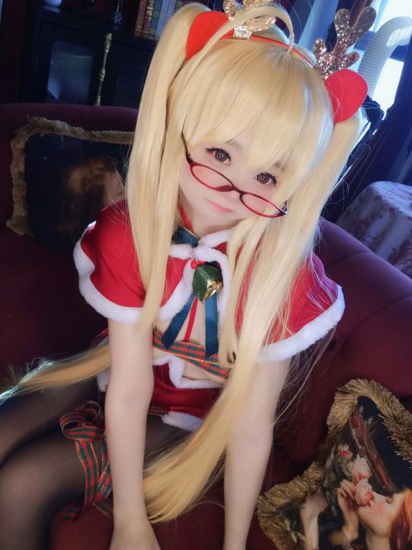    摇摇乐yoyo - Reindeer Marie Rose 圣诞驯鹿装角色扮演，极品美少女大尺度性感私房视觉大片 [104P]第32张图片