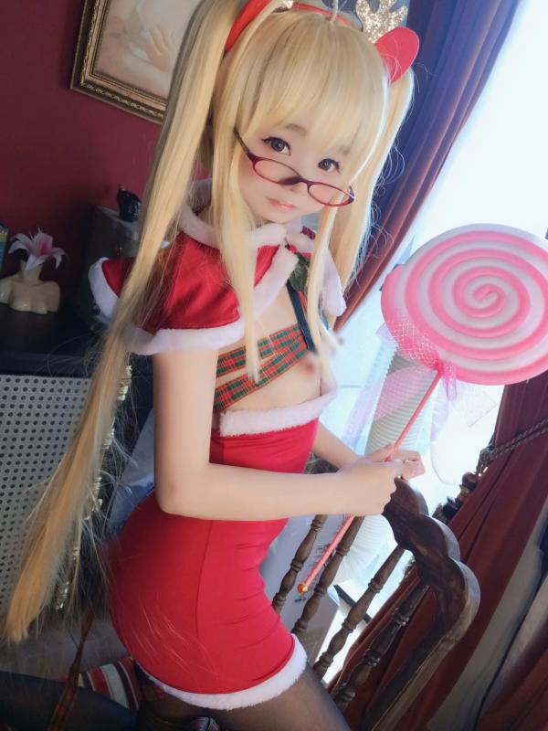    摇摇乐yoyo - Reindeer Marie Rose 圣诞驯鹿装角色扮演，极品美少女大尺度性感私房视觉大片 [104P]第55张图片
