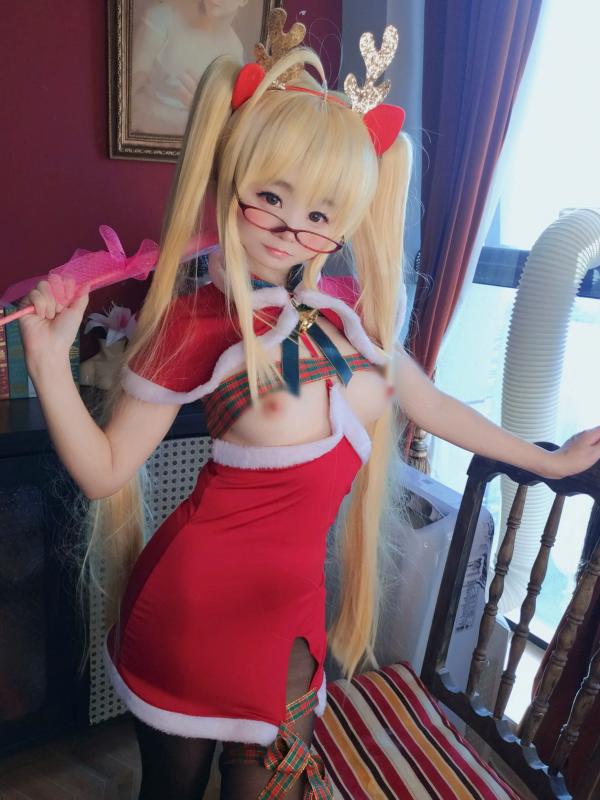    摇摇乐yoyo - Reindeer Marie Rose 圣诞驯鹿装角色扮演，极品美少女大尺度性感私房视觉大片 [104P]第61张图片