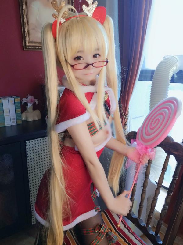    摇摇乐yoyo - Reindeer Marie Rose 圣诞驯鹿装角色扮演，极品美少女大尺度性感私房视觉大片 [104P]第63张图片