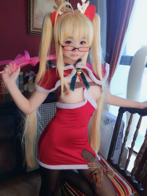    摇摇乐yoyo - Reindeer Marie Rose 圣诞驯鹿装角色扮演，极品美少女大尺度性感私房视觉大片 [104P]第65张图片