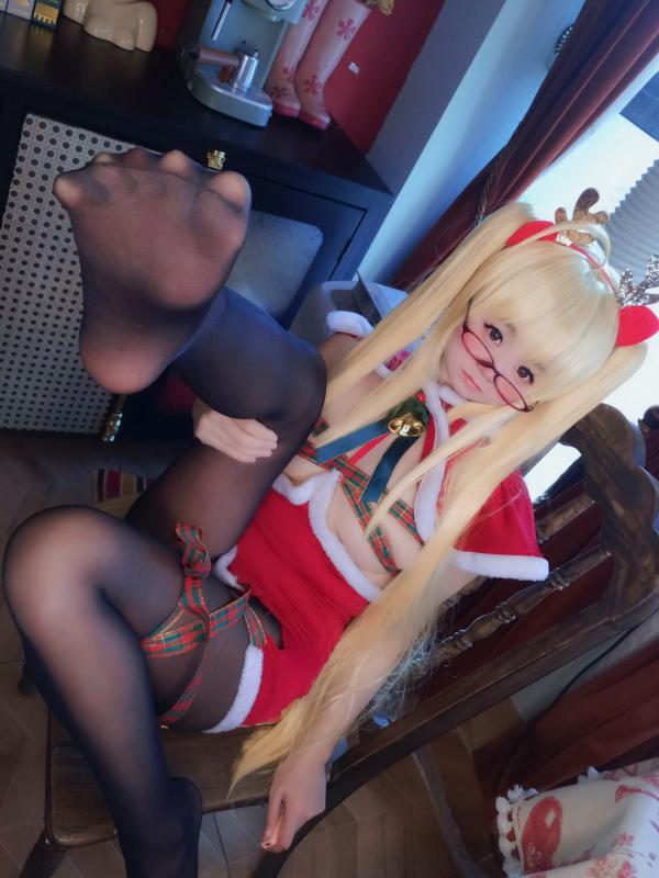    摇摇乐yoyo - Reindeer Marie Rose 圣诞驯鹿装角色扮演，极品美少女大尺度性感私房视觉大片 [104P]第66张图片