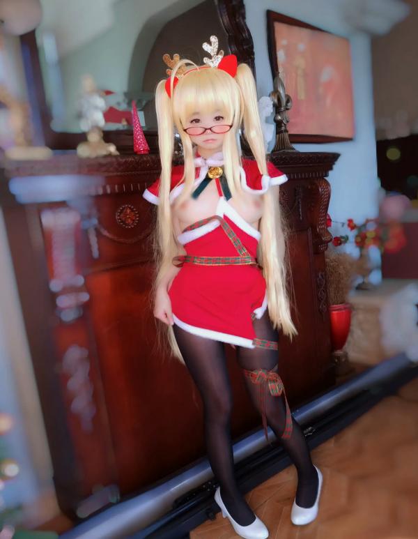    摇摇乐yoyo - Reindeer Marie Rose 圣诞驯鹿装角色扮演，极品美少女大尺度性感私房视觉大片 [104P]第72张图片