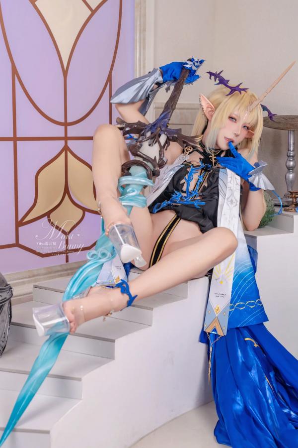    咬一口兔娘 - 鸣潮 芙露德莉斯 高还原精美COS正片大尺度写真 [100P]第16张图片