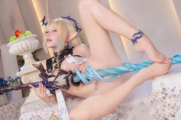    咬一口兔娘 - 鸣潮 芙露德莉斯 高还原精美COS正片大尺度写真 [100P]第68张图片