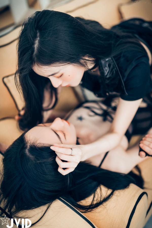    JVID-飘飘-辰辰-妍妍-仙仙-SS级女神私房诱惑写真，性感蕾丝内衣与紧身运动装碰撞，展现超高颜值绝美曲线，视觉盛宴-2022.01.28第83张图片