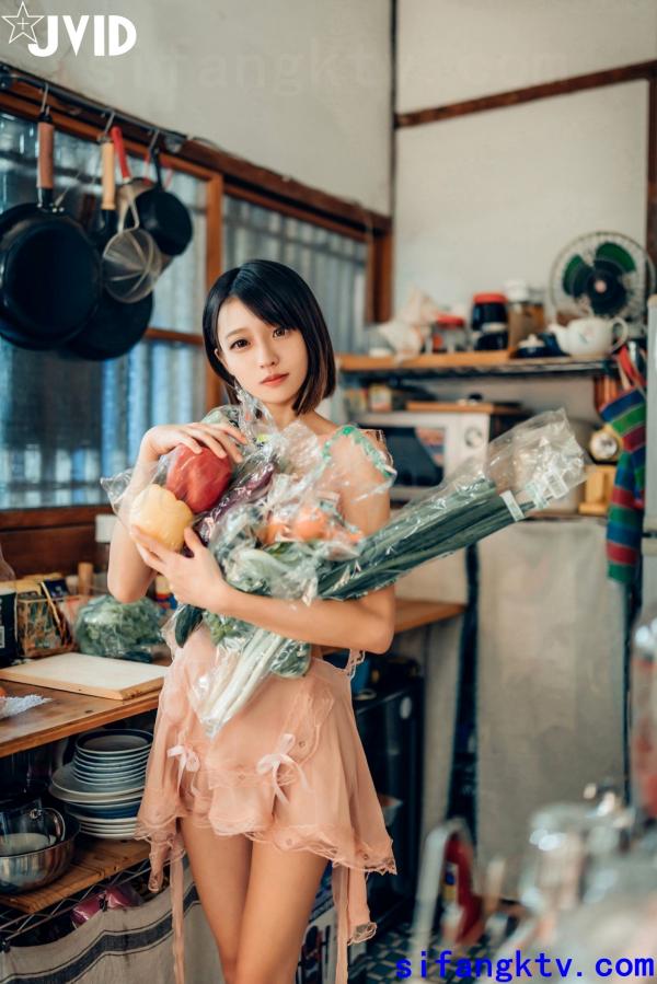    JVID妍妍-日系私房居家写真-裸体厨娘女体盛宴-清纯短发唯美诱惑-2021.05.09第154张图片