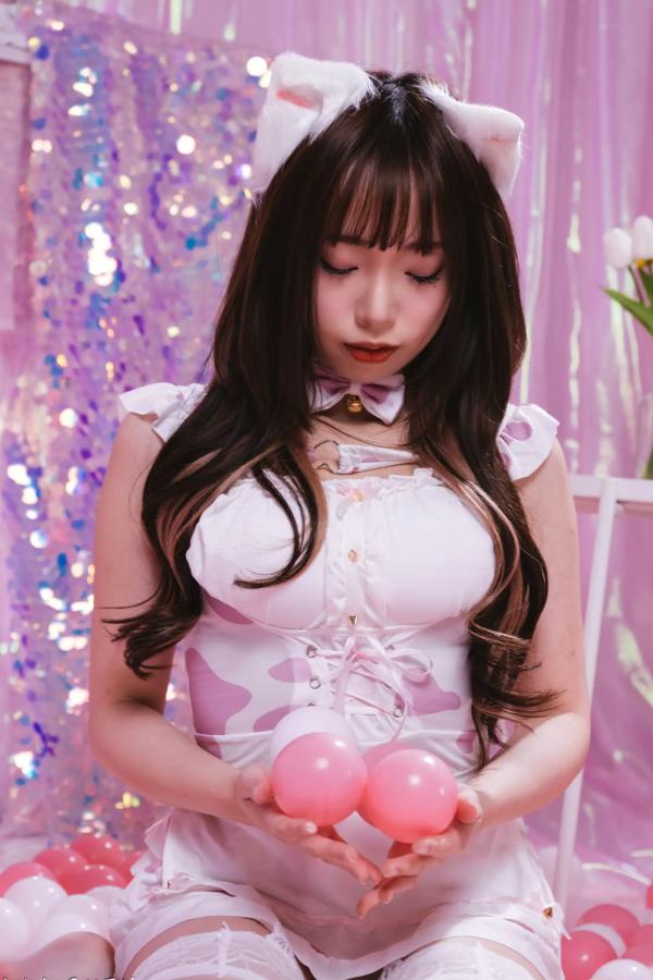    《娃娃 - 可爱女仆梦幻粉色系主题，软萌猫耳少女与独角兽的甜美私房写真 [146P]》第29张图片
