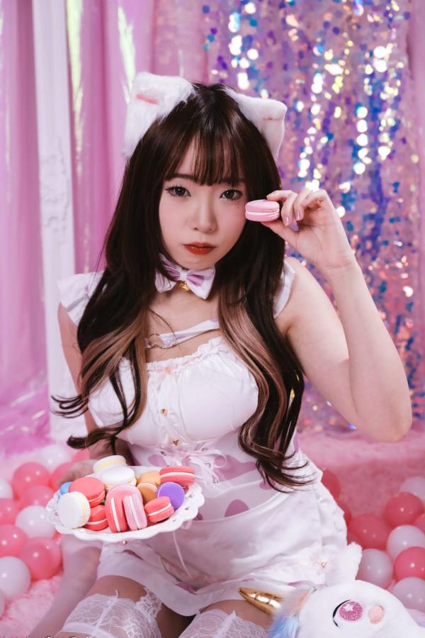    《娃娃 - 可爱女仆梦幻粉色系主题，软萌猫耳少女与独角兽的甜美私房写真 [146P]》第49张图片
