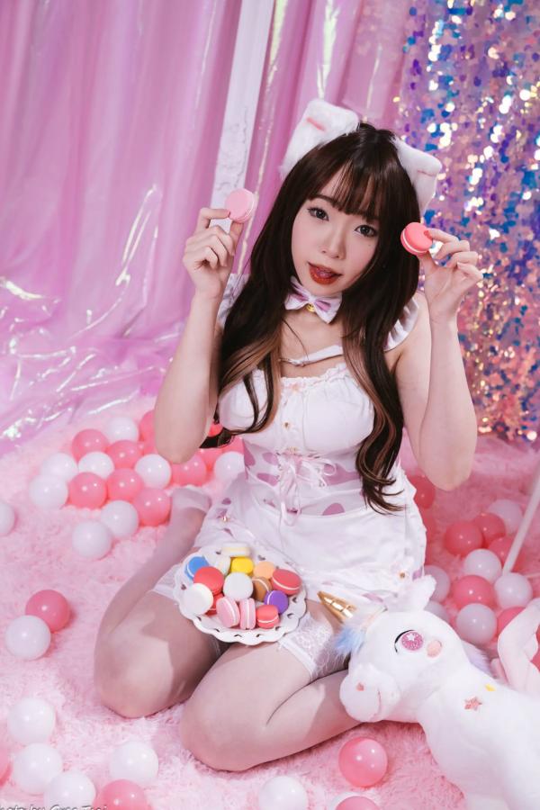    《娃娃 - 可爱女仆梦幻粉色系主题，软萌猫耳少女与独角兽的甜美私房写真 [146P]》第52张图片