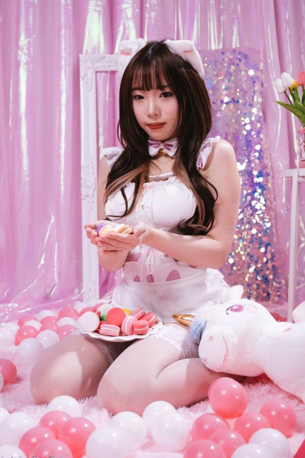    《娃娃 - 可爱女仆梦幻粉色系主题，软萌猫耳少女与独角兽的甜美私房写真 [146P]》第60张图片