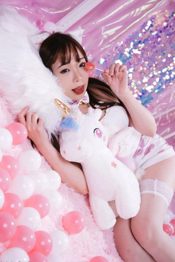    《娃娃 - 可爱女仆梦幻粉色系主题，软萌猫耳少女与独角兽的甜美私房写真 [146P]》第80张图片