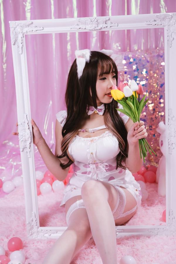    《娃娃 - 可爱女仆梦幻粉色系主题，软萌猫耳少女与独角兽的甜美私房写真 [146P]》第94张图片