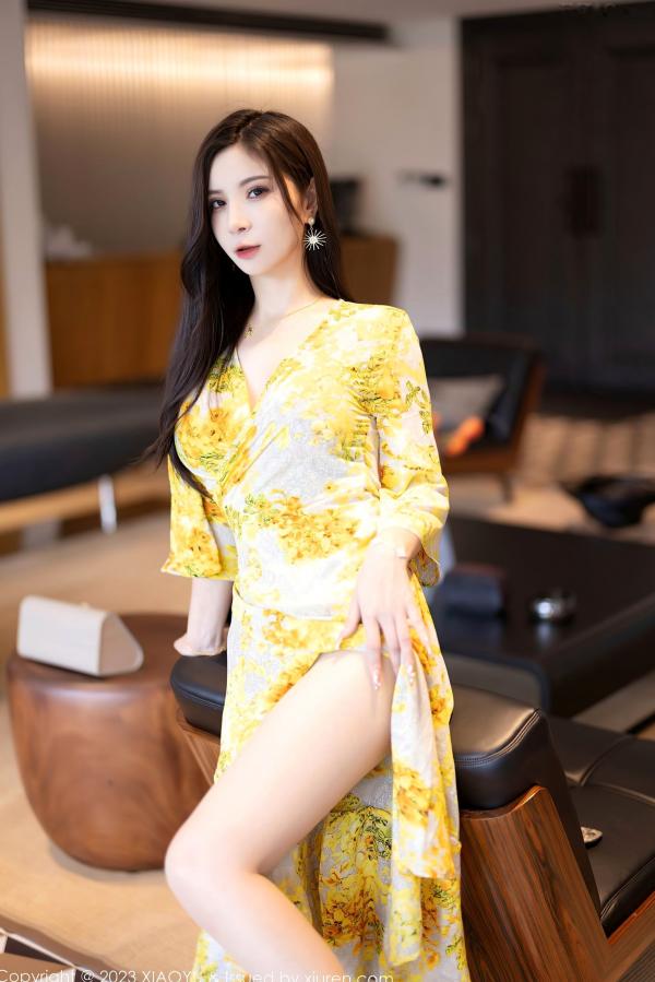    XiaoYu语画界-1066-小蛮妖Yummy-贵州旅拍私房照-性感花长裙与大尺度内衣写真-极品女神-2023.07.10第5张图片
