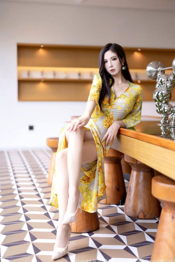    XiaoYu语画界-1066-小蛮妖Yummy-贵州旅拍私房照-性感花长裙与大尺度内衣写真-极品女神-2023.07.10第7张图片