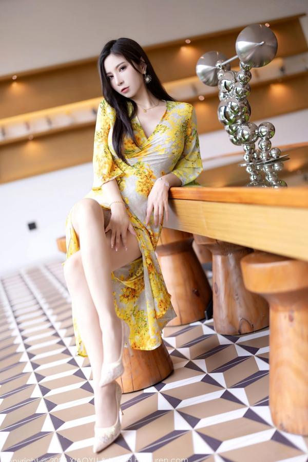   XiaoYu语画界-1066-小蛮妖Yummy-贵州旅拍私房照-性感花长裙与大尺度内衣写真-极品女神-2023.07.10第8张图片