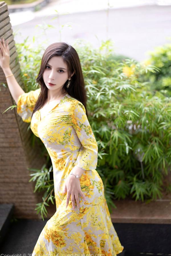    XiaoYu语画界-1066-小蛮妖Yummy-贵州旅拍私房照-性感花长裙与大尺度内衣写真-极品女神-2023.07.10第14张图片