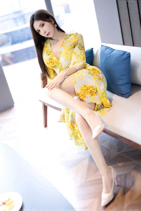    XiaoYu语画界-1066-小蛮妖Yummy-贵州旅拍私房照-性感花长裙与大尺度内衣写真-极品女神-2023.07.10第18张图片