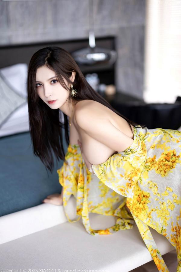    XiaoYu语画界-1066-小蛮妖Yummy-贵州旅拍私房照-性感花长裙与大尺度内衣写真-极品女神-2023.07.10第57张图片