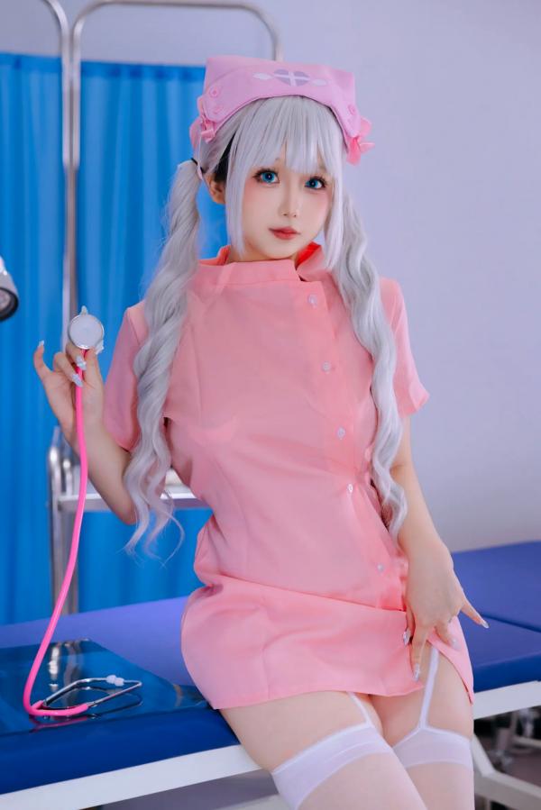    Cosplay日奈娇 - 爱心护理 粉嫩护士装大尺度私房写真 [180P]第50张图片