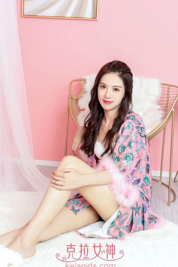    KelaGirls克拉女神静宜私房写真：十趾细长，居家粉嫩和服与毛绒诱惑，细腻白皙美足特写第6张图片