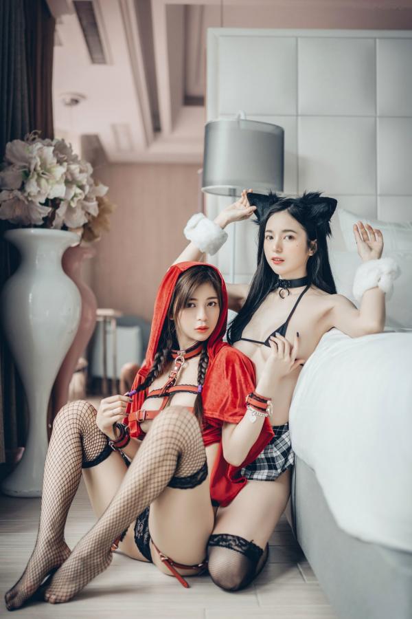    JVID-辰辰-双人旅行日：夜景射箭、闺房私语与极致红丝束缚诱惑第2张图片