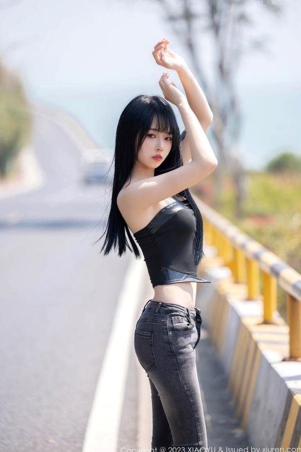    XiaoYu语画界-1047-奶瓶：公路野性街拍与居家清纯私房，纹身女神极致身材大展示第4张图片