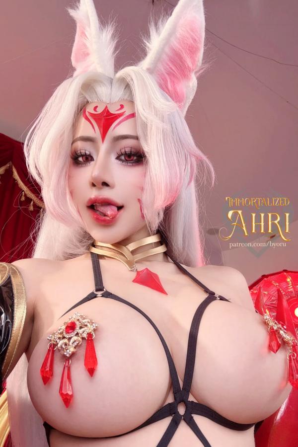    Byoru - 阿狸之永恒皮肤COSPLAY角色扮演极致诱惑大尺度套图 [54P]第54张图片