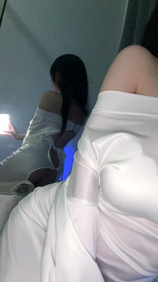    末夜787 - 可爱捣蛋鬼绝命幽灵娘，纯白透视长袍角色扮演私房照，性感撩人诱惑写真 [25P]第19张图片