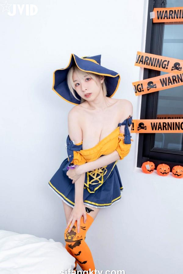    JVID婕咪、黎菲儿-万圣节派对之万淫密室-双美性感角色扮演，火辣互动、极致情欲剧情AV，挑战视觉极限，2022.10.27第71张图片