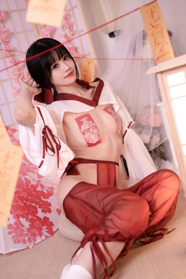    星黛鹿鹿(千反田鹿鹿) - 祈福巫女 [56P]第5张图片