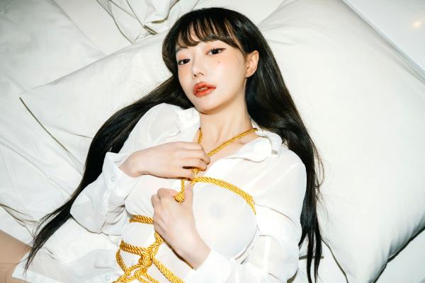    韩国美女Jucy大尺度私房：黄绳捆绑极致诱惑，无圣光超清写真《Moon Night Snap Vol.3》第9张图片