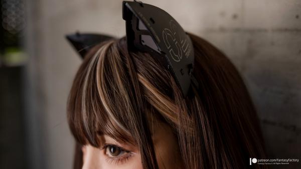   Fantasy-Factory小丁Ding：赛博水手运动泳装制服，二次元猫耳Cosplay，极致性感诱惑写真第17张图片
