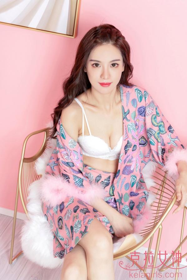    KelaGirls克拉女神静宜私房照《逞娇呈美》，清新甜美蕾丝内衣诱惑，居家氛围感写真，温柔淑女演绎居家慵懒风情第3张图片