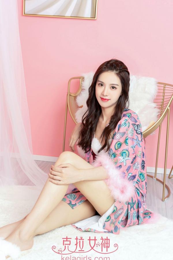    KelaGirls克拉女神静宜私房照《逞娇呈美》，清新甜美蕾丝内衣诱惑，居家氛围感写真，温柔淑女演绎居家慵懒风情第7张图片