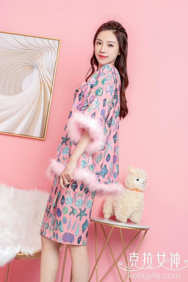    KelaGirls克拉女神静宜私房照《逞娇呈美》，清新甜美蕾丝内衣诱惑，居家氛围感写真，温柔淑女演绎居家慵懒风情第17张图片