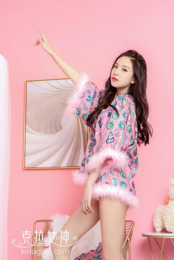    KelaGirls克拉女神静宜私房照《逞娇呈美》，清新甜美蕾丝内衣诱惑，居家氛围感写真，温柔淑女演绎居家慵懒风情第21张图片