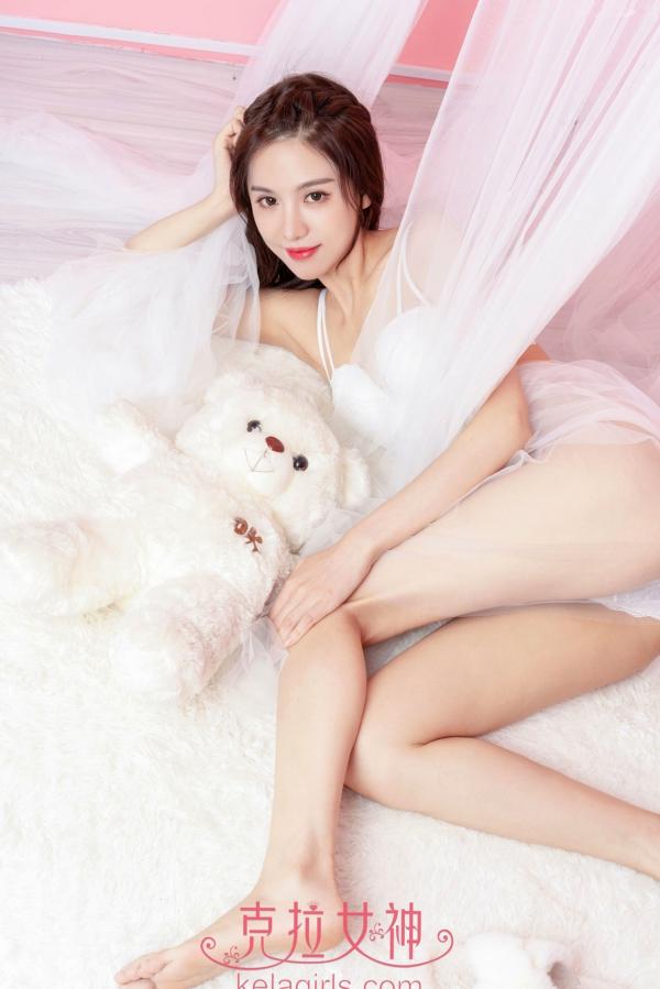    KelaGirls克拉女神静宜私房照《逞娇呈美》，清新甜美蕾丝内衣诱惑，居家氛围感写真，温柔淑女演绎居家慵懒风情第28张图片