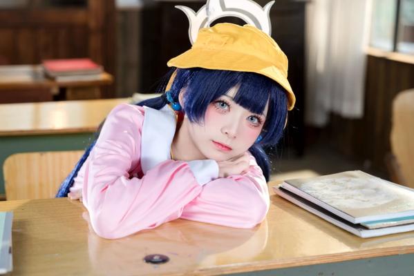    九柒喵《蔚蓝档案》妃咲幼稚园COS，清纯可爱二次元萌系制服诱惑，还原度极高精选套图第25张图片