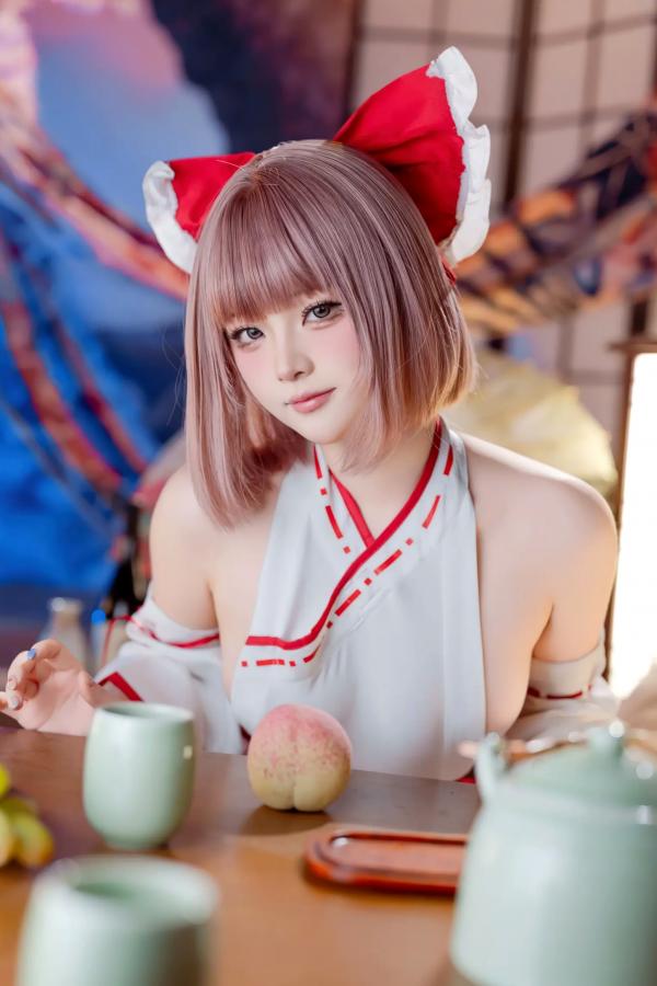    屿鱼 - 兼职巫女，性感日式和风私房写真，极致诱惑角色扮演，白嫩美腿极品佳作第44张图片