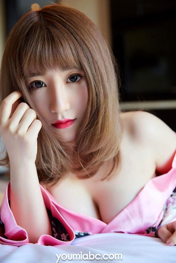    YouMi尤蜜-绯月樱Cherry《樱花舞女》高清写真，纯欲兔女郎与诱惑和服双重风格，极致身材大尺度无圣光福利系列第20张图片