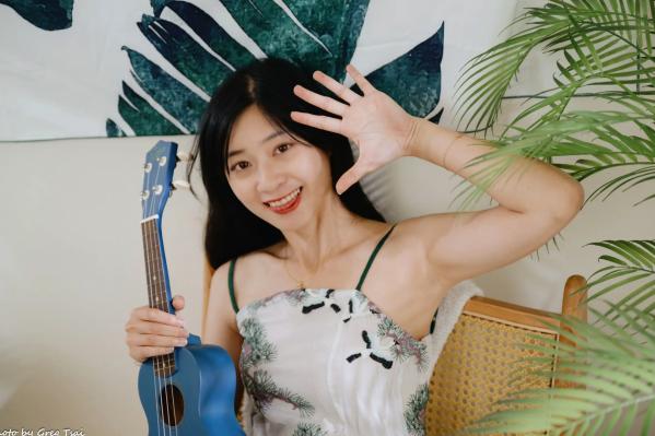    若颖 - 森系吊带长裙写真，清新治愈氧气少女，唯美私房摄影第25张图片