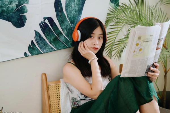    若颖 - 森系吊带长裙写真，清新治愈氧气少女，唯美私房摄影第29张图片