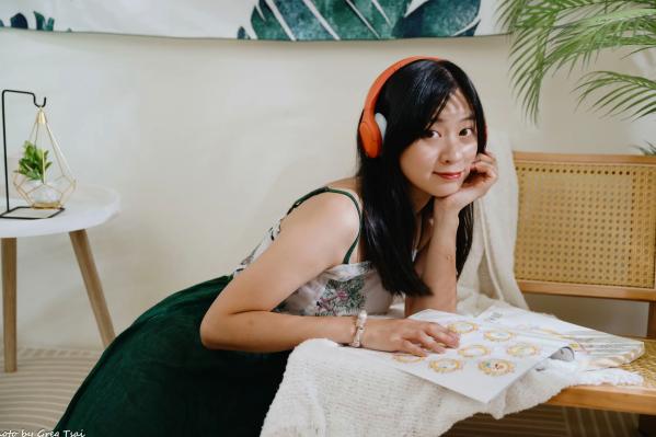   若颖 - 森系吊带长裙写真，清新治愈氧气少女，唯美私房摄影第43张图片
