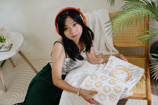    若颖 - 森系吊带长裙写真，清新治愈氧气少女，唯美私房摄影第47张图片
